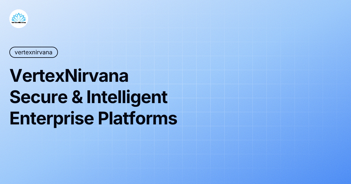 VertexNirvana Estate OS — 官网预览图
